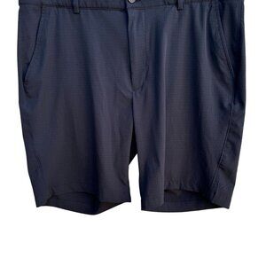 Greg Norman Mens Black Shark Lightweight Flat Front‎ Microfiber Golf Shorts 38